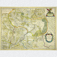Willem Janszoon Blaeu Belluno Feltre Kupferstich Karte 1568