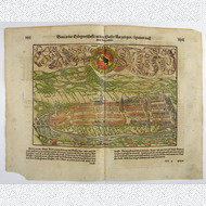 Sebastian Münster Holzschnitt von Bern Schweiz 1598