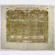 Sebastian Münster Holzschnitt Ansicht Leon Cosmographia 1598