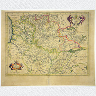 Artois Artesia Frankreich Kupferstichkarte Mercator Hondius 1607