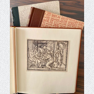 3 Sammelalben mit 159 Kupferstichen Lithographien Holzschnitten
