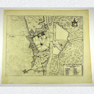 Merian Kupferstich Plan Stettin 1680