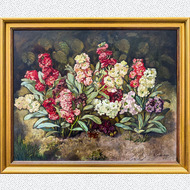Alice Sommer, Ölgemälde Blumenstillleben, signiert, 1941