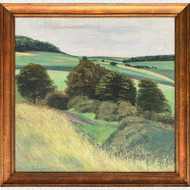 Julius Jungheim, Ölgemälde Landschaft, signiert, 1907