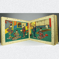 Utagawa Kunisada Japan Album 54 farbige Holzschnitte 1852