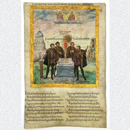 Donat Hübschmann Gouache Geryon König Maximilian II 1575